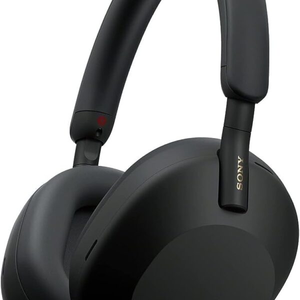 Sony WH-1000XM5 The Best Wireless Noise Canceling Headphones, Made Of Soft Fit Synthetic Leather, Integrated Processor V1, With 4 Beamforming Microphones, Up To 30-Hour Battery Life, Black