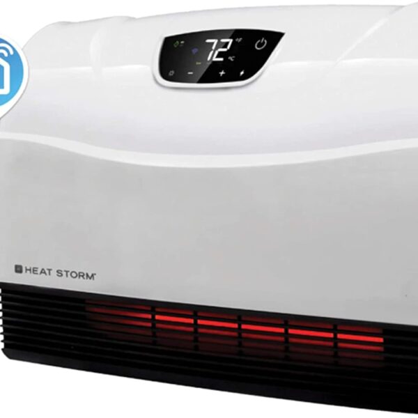 Heat Storm HS-1500-PHX-WIFI Infrared Heater, Wifi Wall Mounted