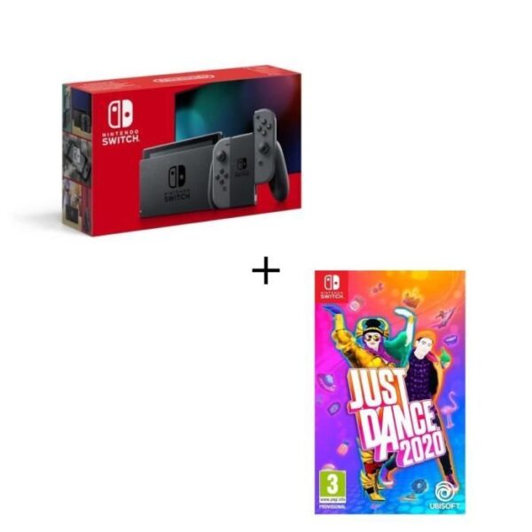 Pack Nintendo Switch Grise + Just Dance 20